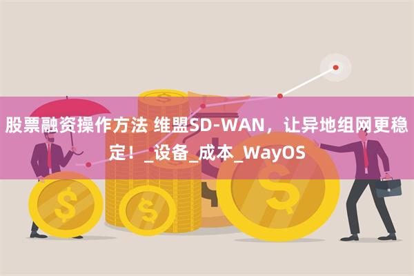 股票融资操作方法 维盟SD-WAN，让异地组网更稳定！_设备_成本_WayOS