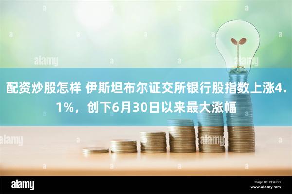 配资炒股怎样 伊斯坦布尔证交所银行股指数上涨4.1%，创下6月30日以来最大涨幅